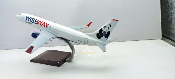 Model of B737-800 Wiseway Cargo with detailed craftsmanship.